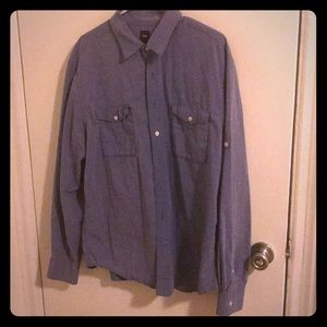 Gap blue button down XL